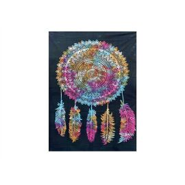 Decke bedruckt, Überwurf  Traumfänger Multicolor ca 140x210 cm