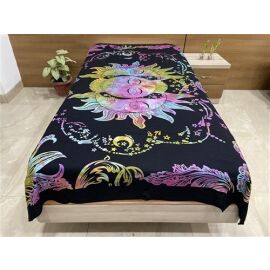 Decke bedruckt, Überwurf Sonne ca 140x210 cm multicolor