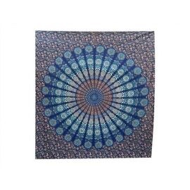 Decke bedruckt, Überwurf Mandala ca 210x240 cm
