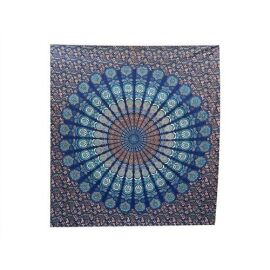 Decke bedruckt, Überwurf Mandala ca 210x240 cm