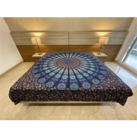 Decke bedruckt, Überwurf Mandala ca 210x240 cm