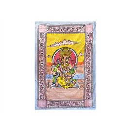 Decke bedruckt, Überwurf Ganesha ca 140x210 cm