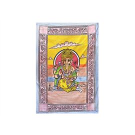 Decke bedruckt, Überwurf Ganesha ca 140x210 cm