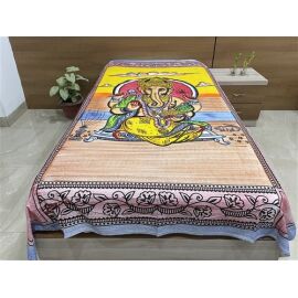 Decke bedruckt, Überwurf Ganesha ca 140x210 cm