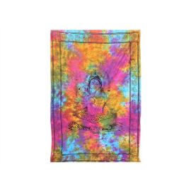 Decke bedruckt, Überwurf Shiva ca 140x210 cm multicolor