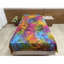 Decke bedruckt, Überwurf Shiva ca 140x210 cm multicolor