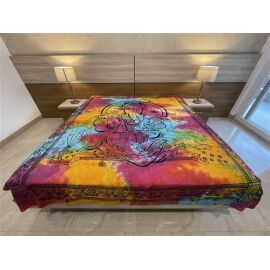 Decke bedruckt, Überwurf ca 210x240cm Ganesh multicolor