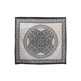 Decke bedruckt, Überwurf Celtic-Mandala ca 140x210 cm